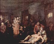 William Hogarth, Der Lebensweg eines Wustlings